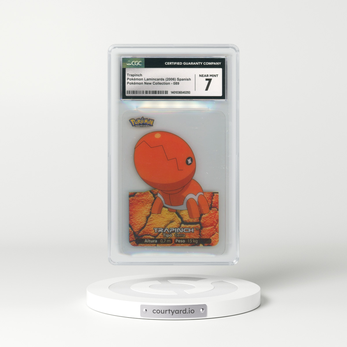 2006 Pokémon New Collection (2006)(2005 on Card) #089 Trapinch (CGC 7 NM)