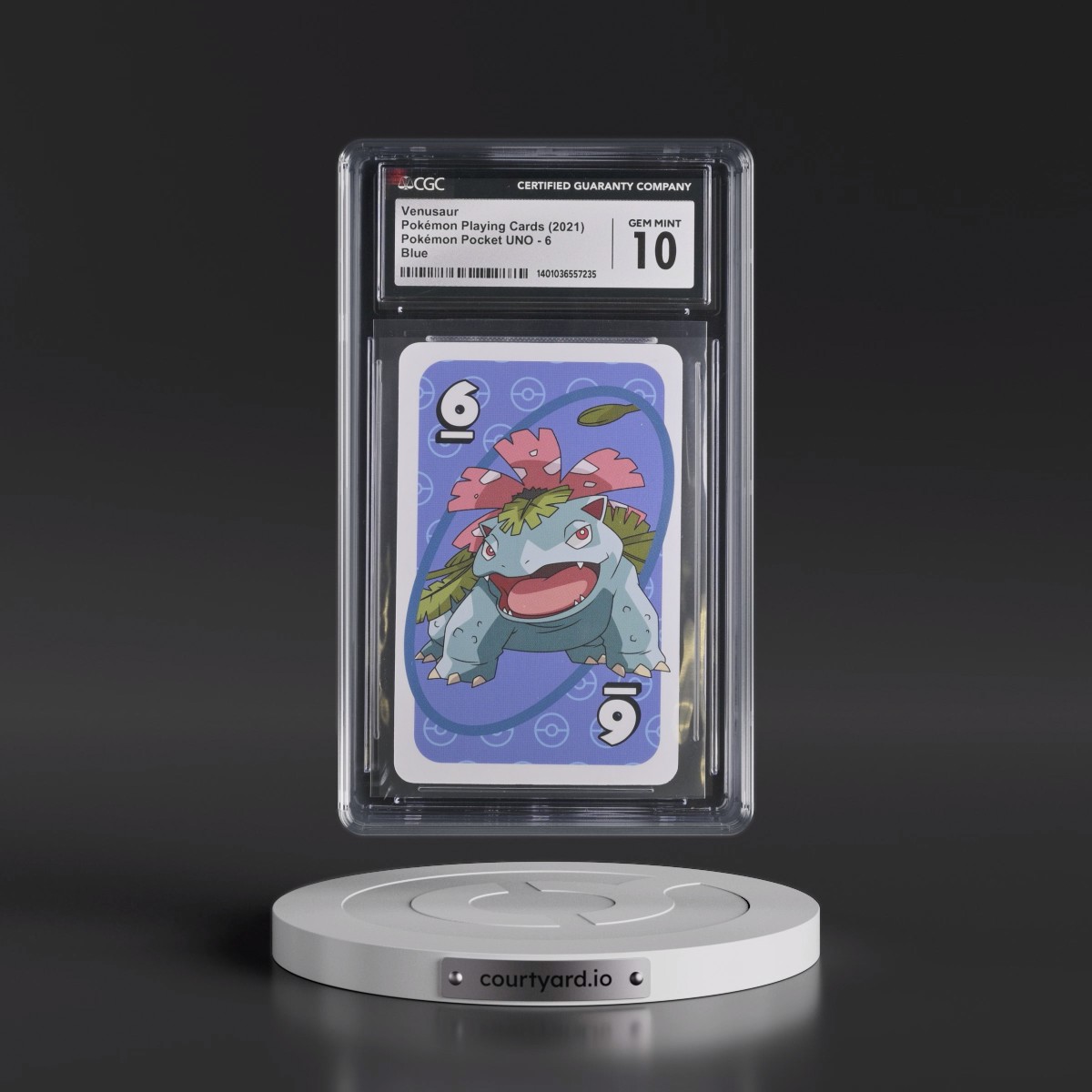 2021 Pokémon Pocket UNO (2021 Pocket Monsters Back) #6 Venusaur - Blue (CGC 10 GEM MINT)