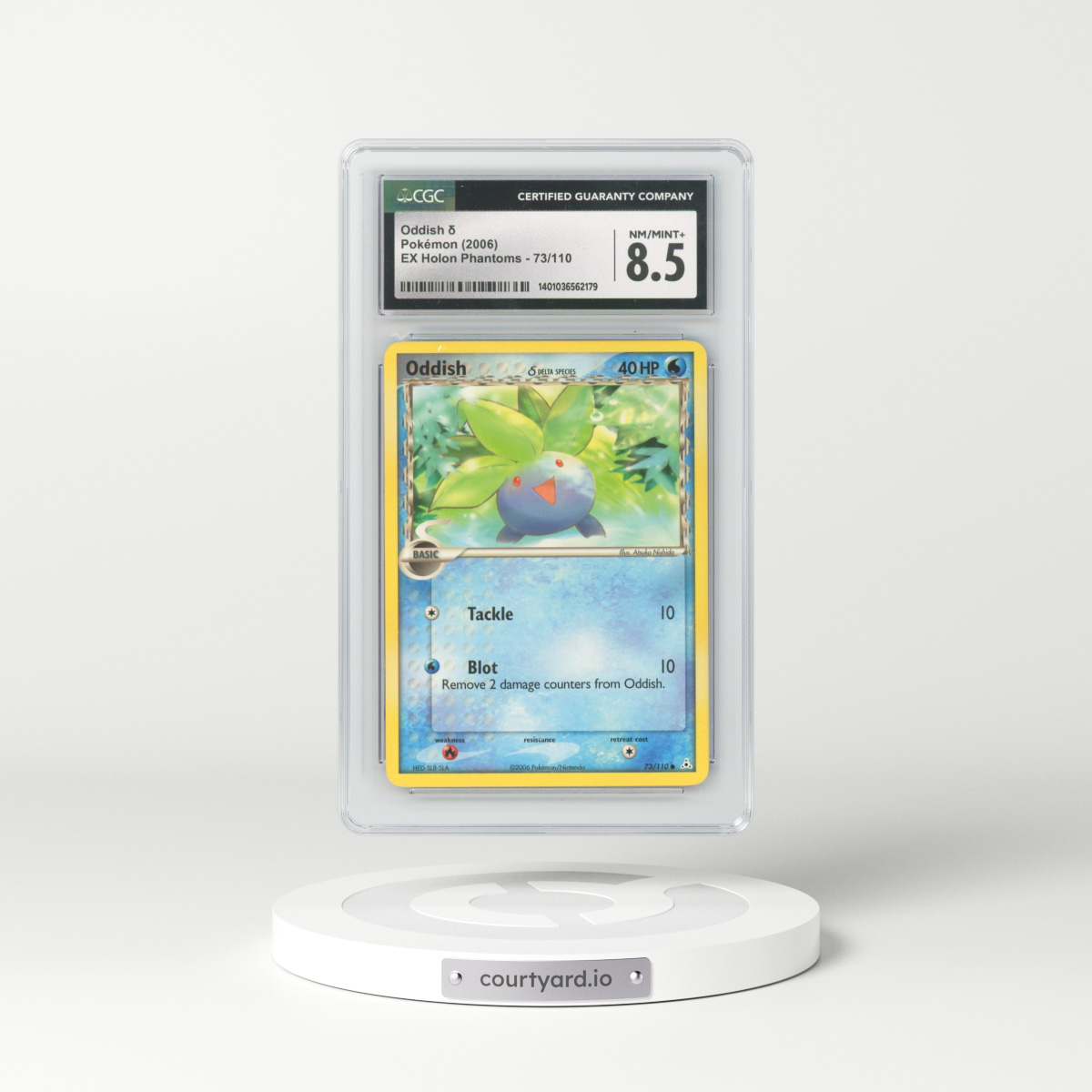 2006 EX Holon Phantoms #73/110 Oddish δ (CGC 8.5 NM-MT+)