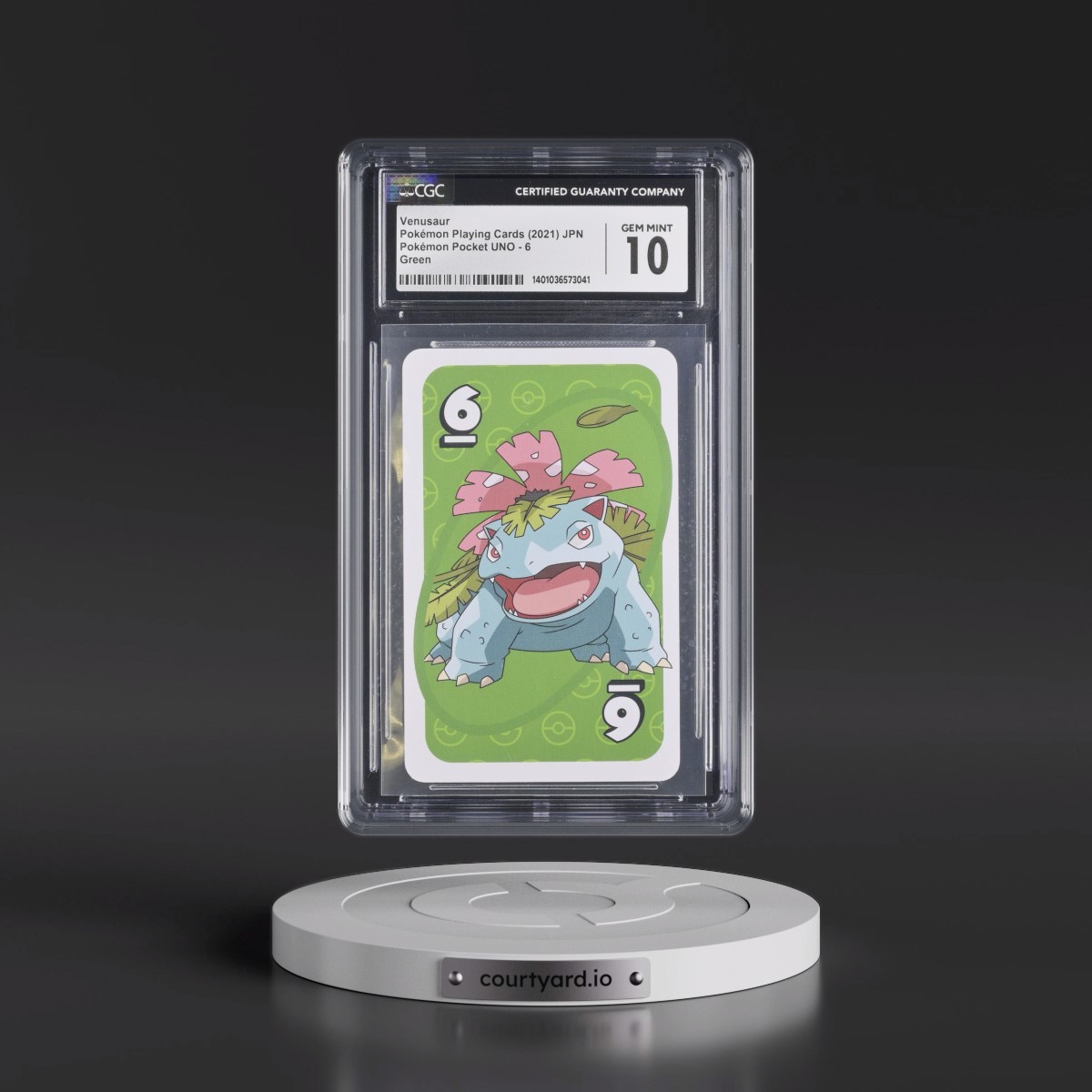 2008 Pokémon Pocket UNO (2021 Pocket Monsters Back) #6 Venusaur - Green (CGC 10 GEM MINT)