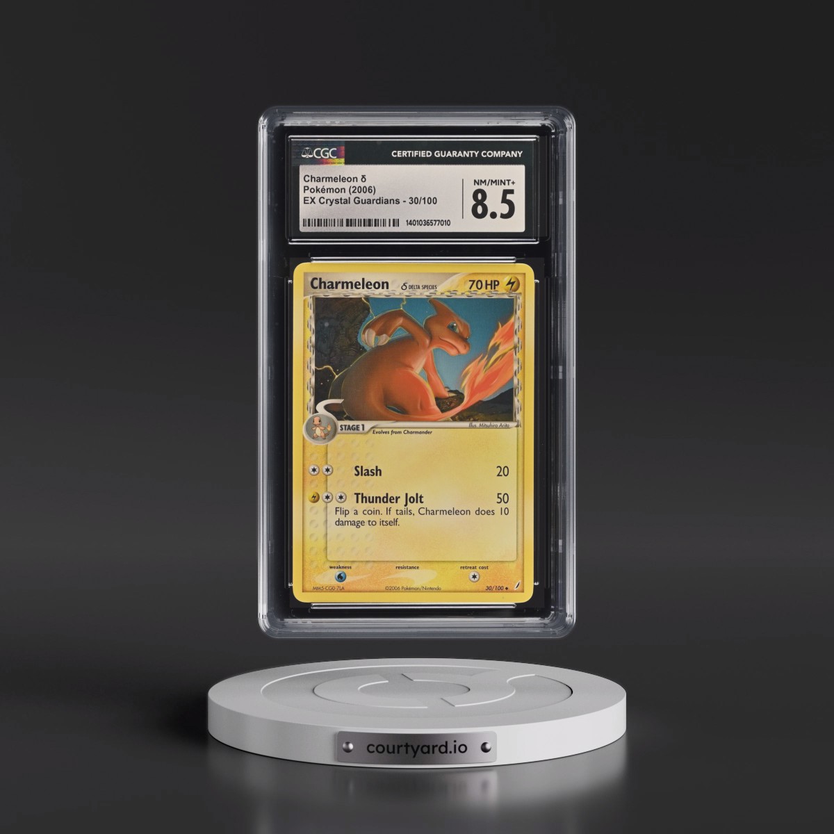2006 EX Crystal Guardians #30/100 Charmeleon δ (CGC 8.5 NM-MT+)