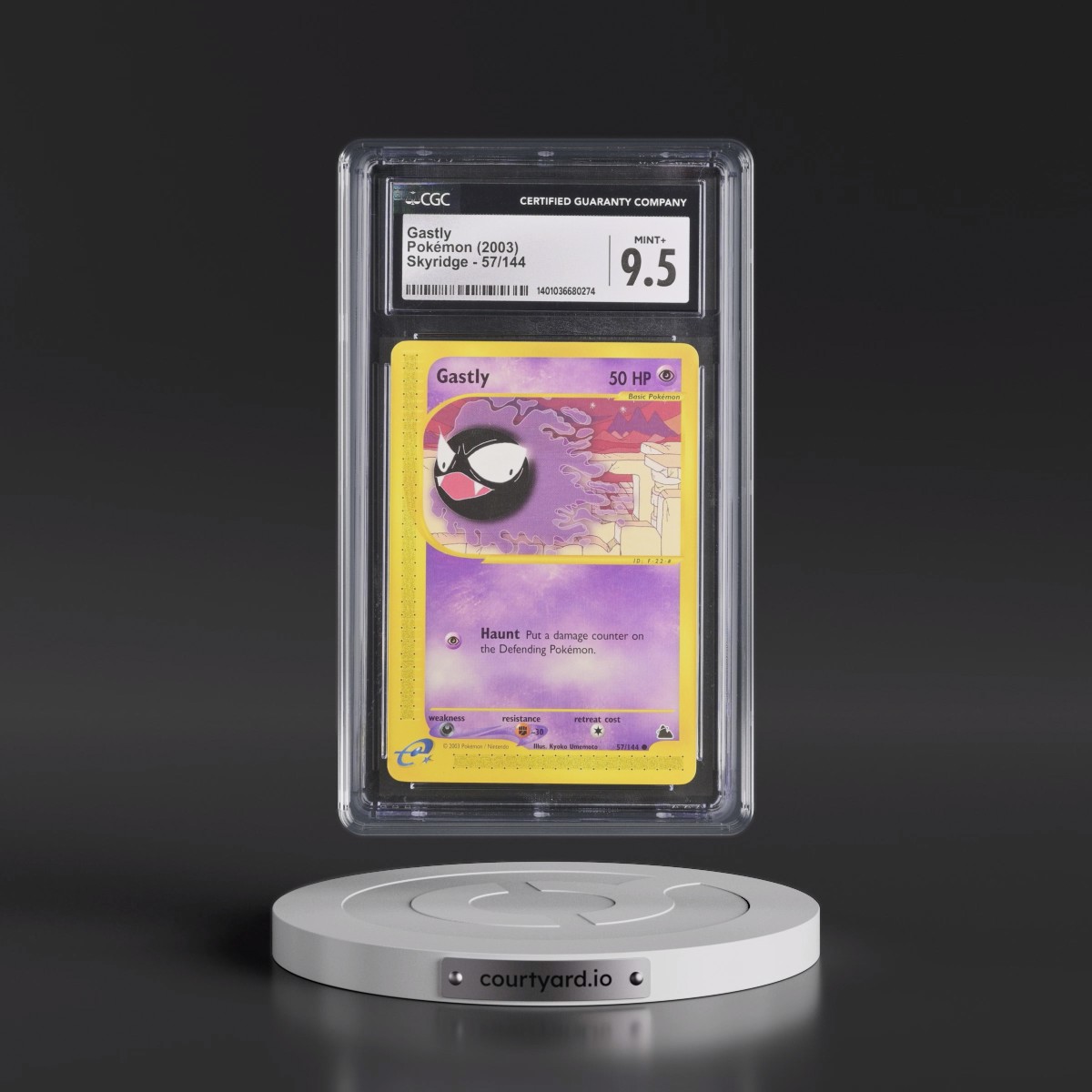 2003 Skyridge #57/144 Gastly (CGC 9.5 MINT+)
