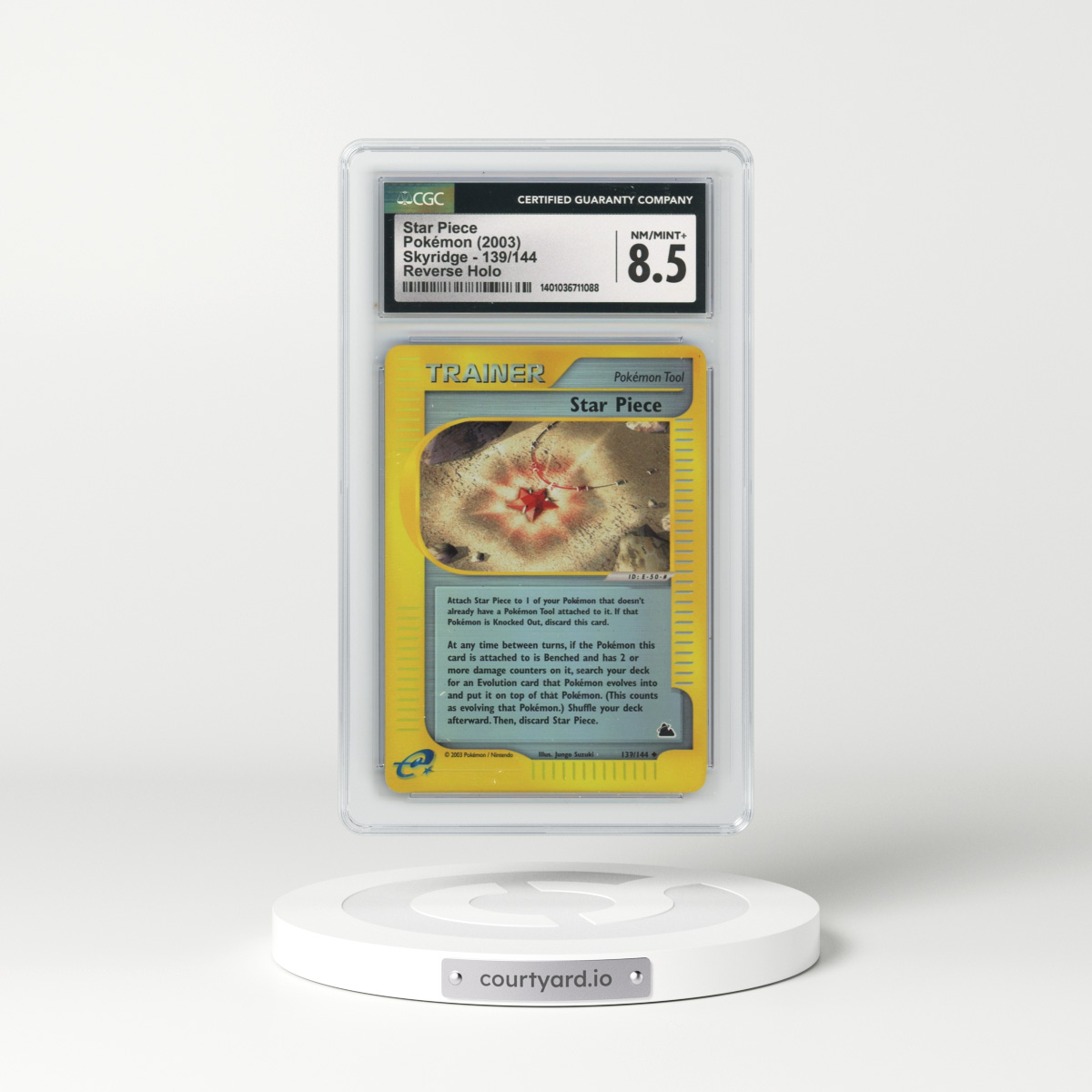 2003 Skyridge #139/144 Star Piece - Reverse Holo (CGC 8.5 NM-MT+)