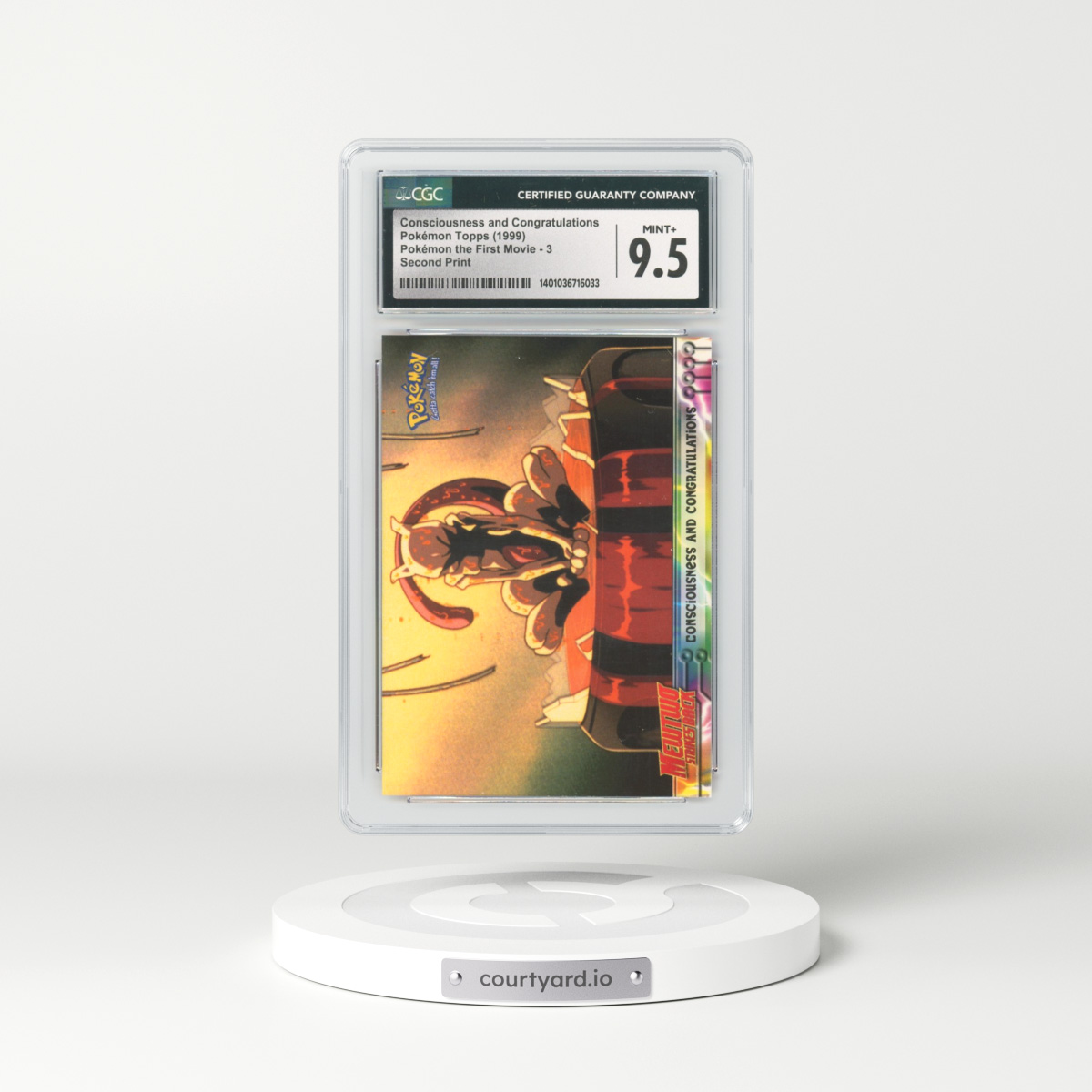 1999 Movie Promo #3 Consciousness and Congratulations - Second Print (Black Topps Logo) (CGC 9.5 MINT+)