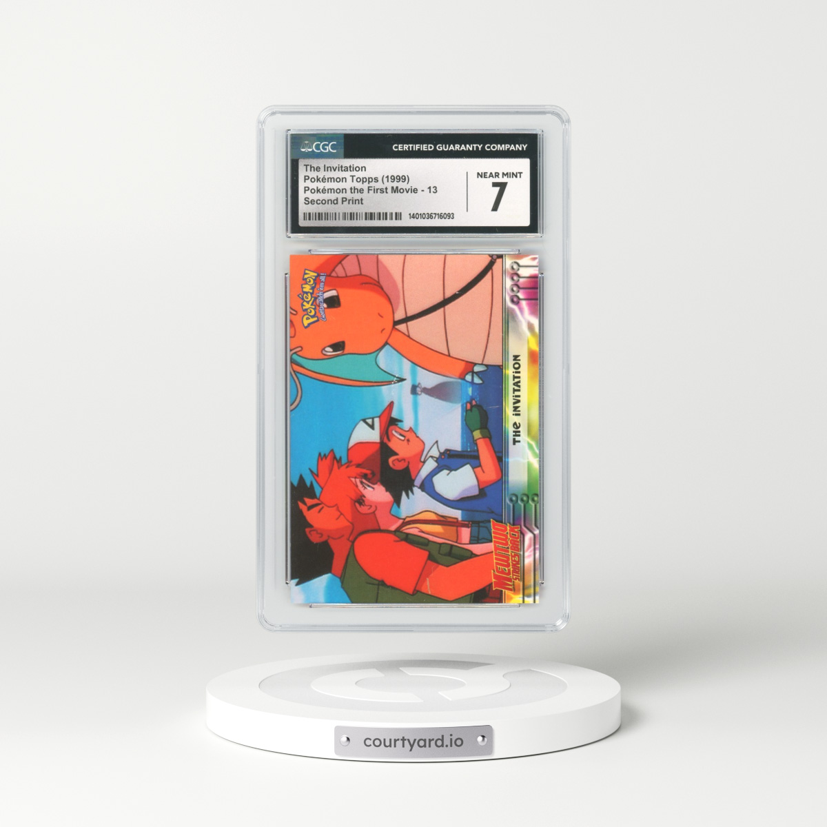 1999 Movie Promo #13 The Invitation - Second Print (Black Topps Logo) (CGC 7 NM)