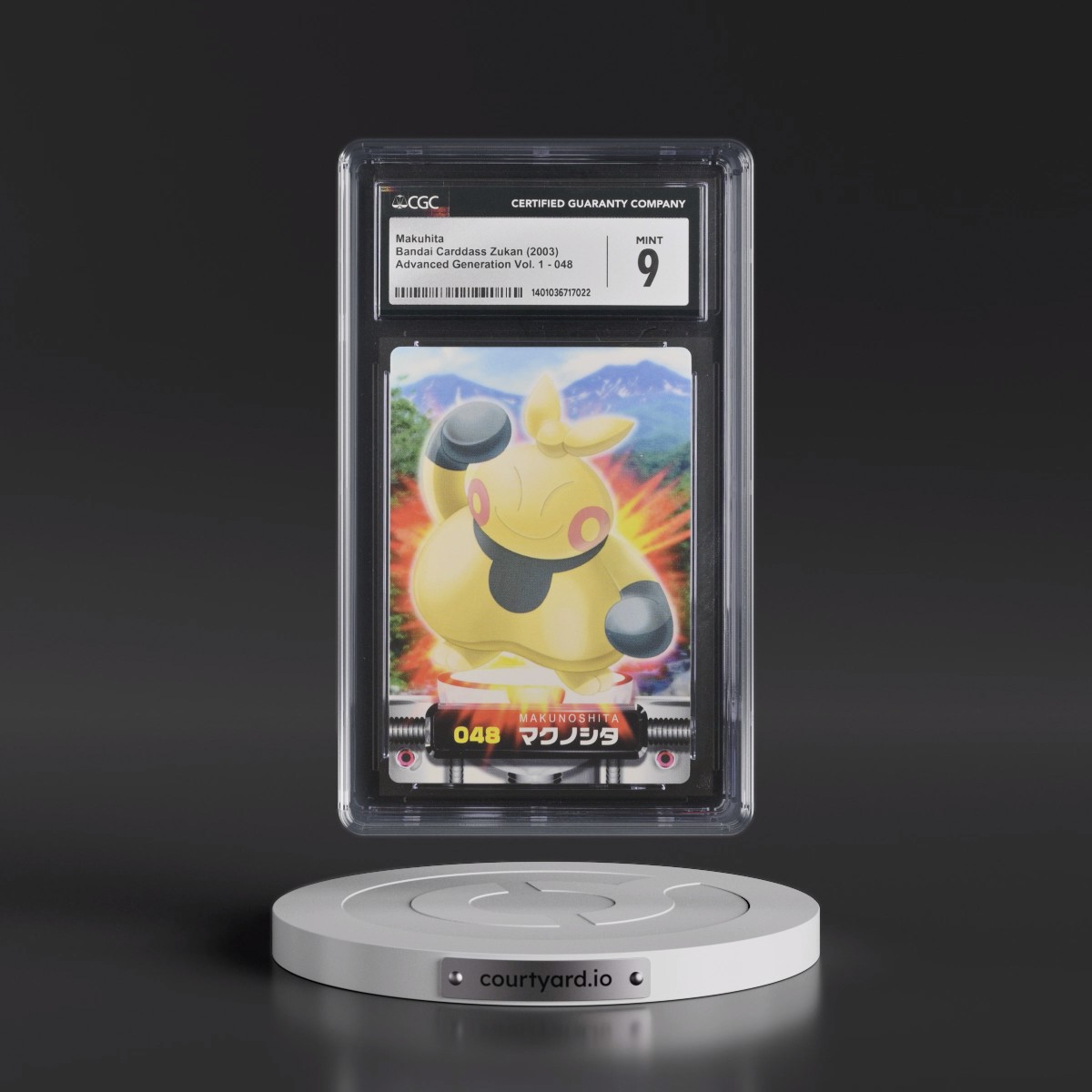 2003 Advanced Generation Vol. 1 #048 Makuhita (CGC 9 MINT)