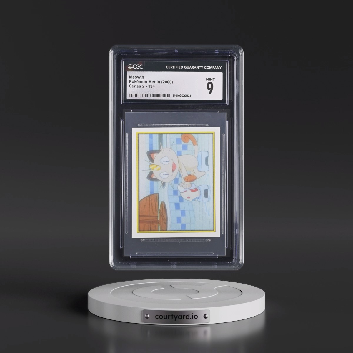 2000 Series 2 #194 Meowth (CGC 9 MINT)