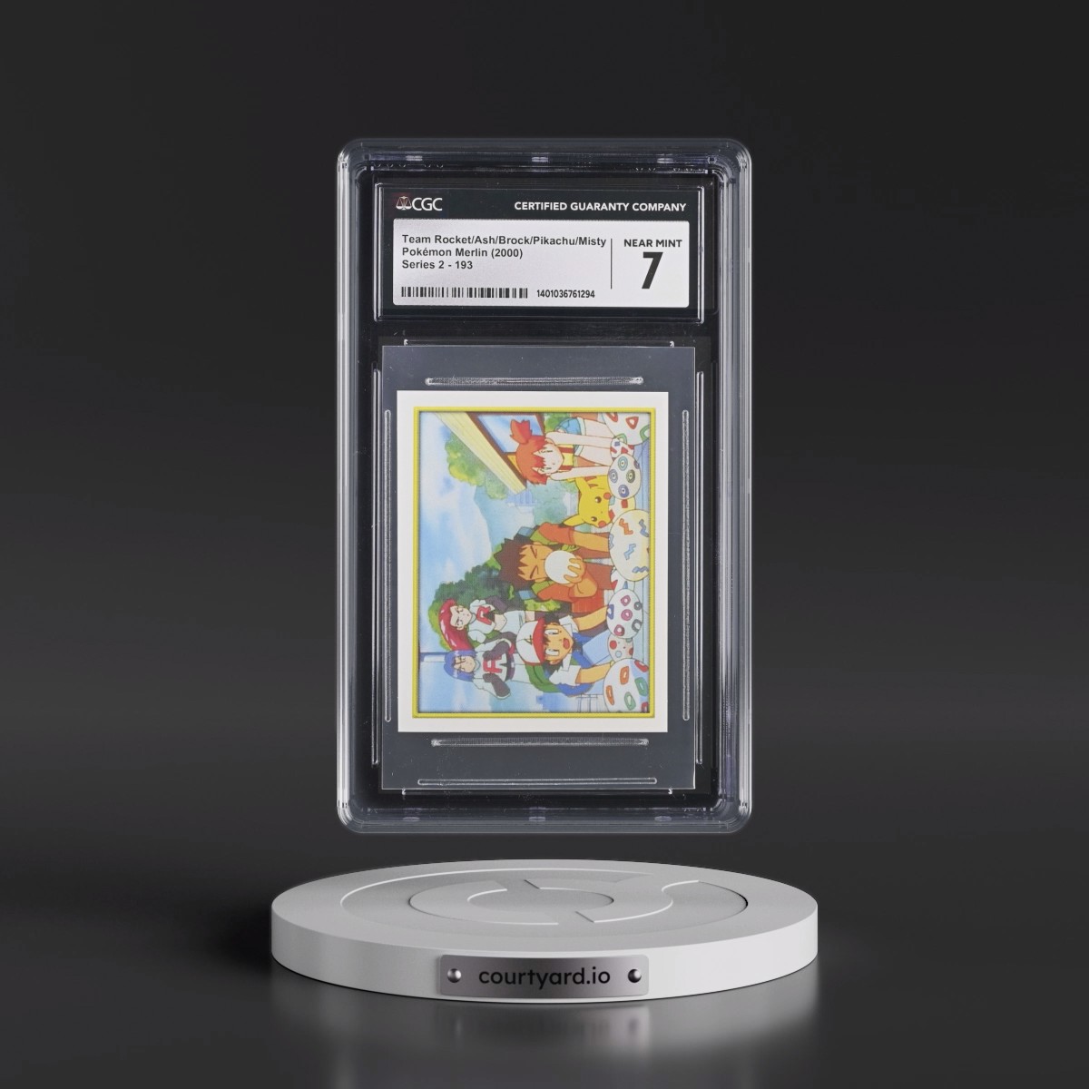 2000 Series 2 #193 Team Rocket/Ash/Brock/Pikachu/Misty (CGC 7 NM)