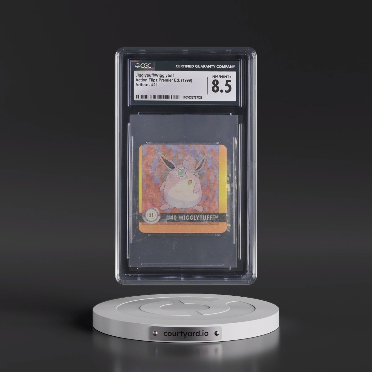 1999 Action Flipz Premier Edition (Artbox) - English #21 Jigglypuff/Wigglytuff (CGC 8.5 NM-MT+)