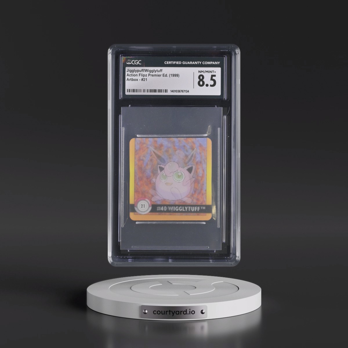 1999 Action Flipz Premier Edition (Artbox) - English #21 Jigglypuff/Wigglytuff (CGC 8.5 NM-MT+)