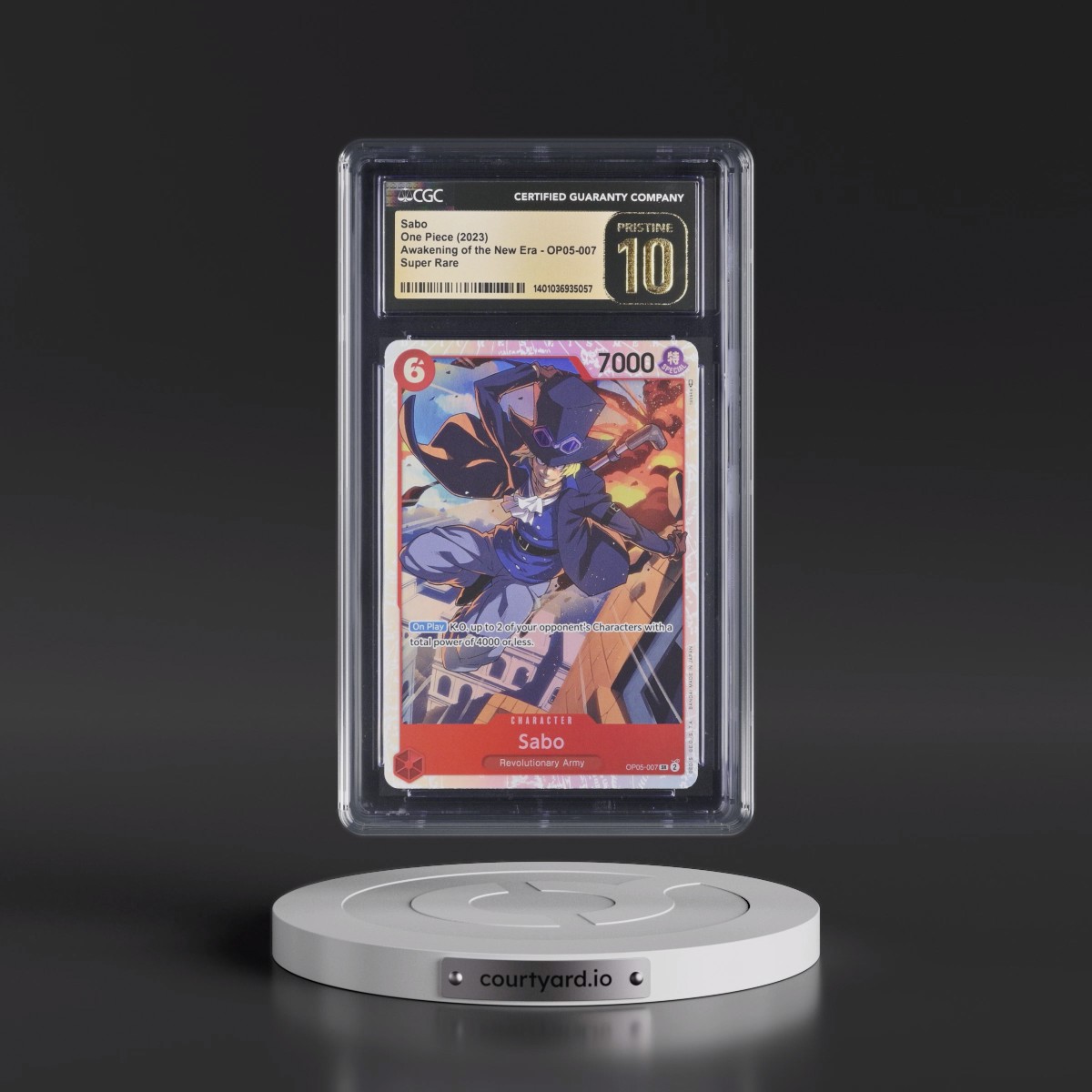 2023 Awakening of the New Era (OP05) - English #OP05-007 Sabo (CGC 10 PRISTINE)