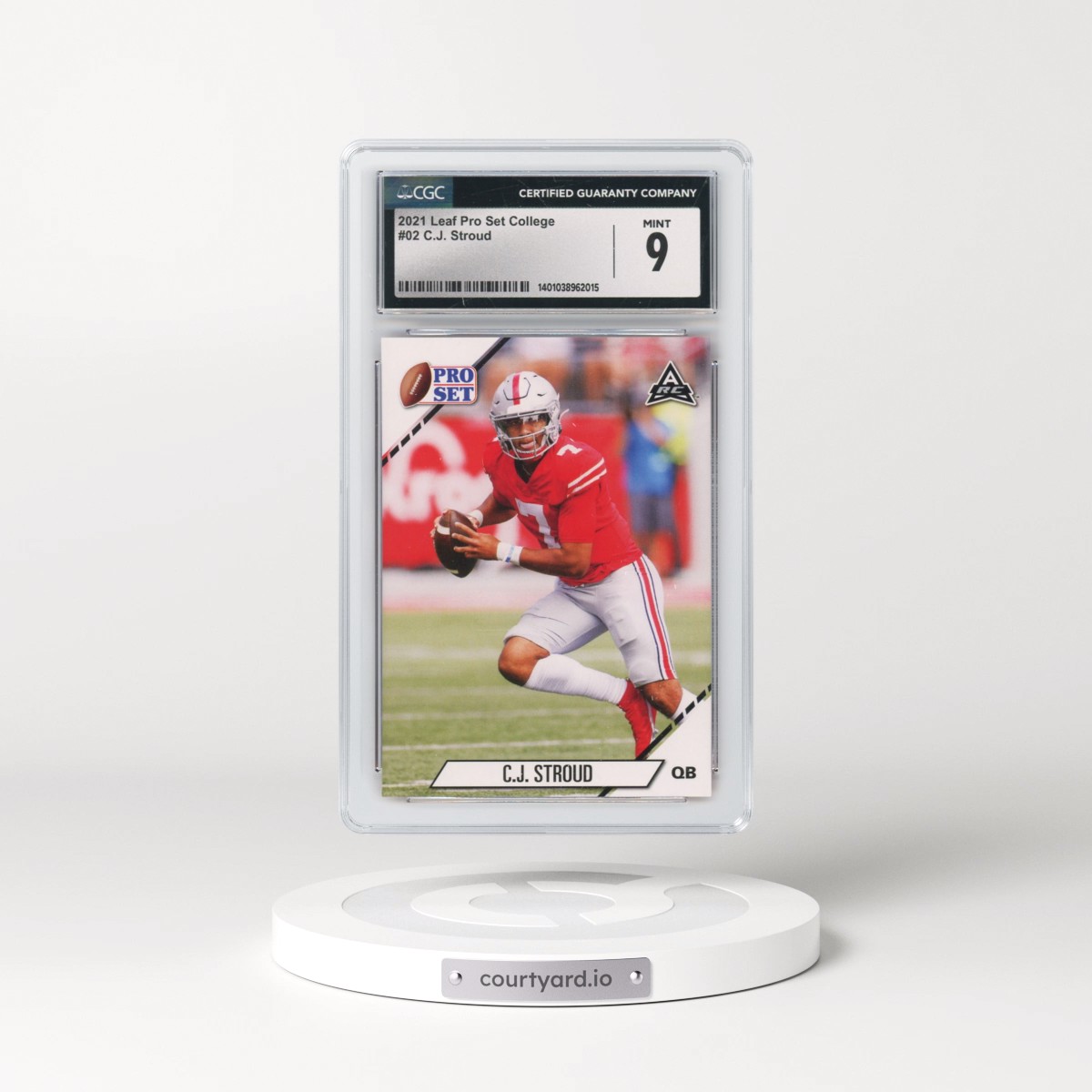 2021 Leaf Pro Set College #2 C.J. Stroud (CGC 9 MINT)
