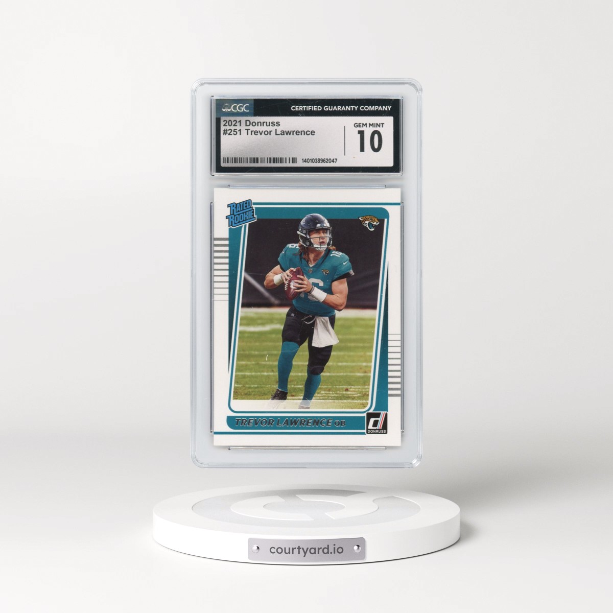 2021 Panini Donruss #251 Trevor Lawrence (CGC 10 GEM MINT)
