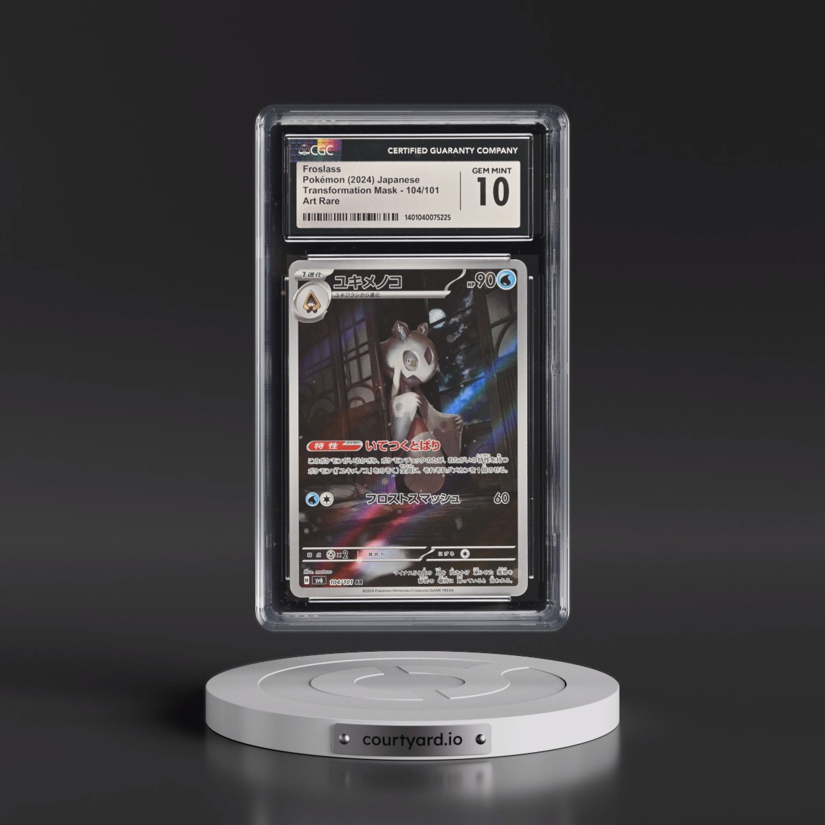 2024 Pokémon SV6-Transformation Mask #104 Froslass - Art Rare (CGC 10 GEM MINT)