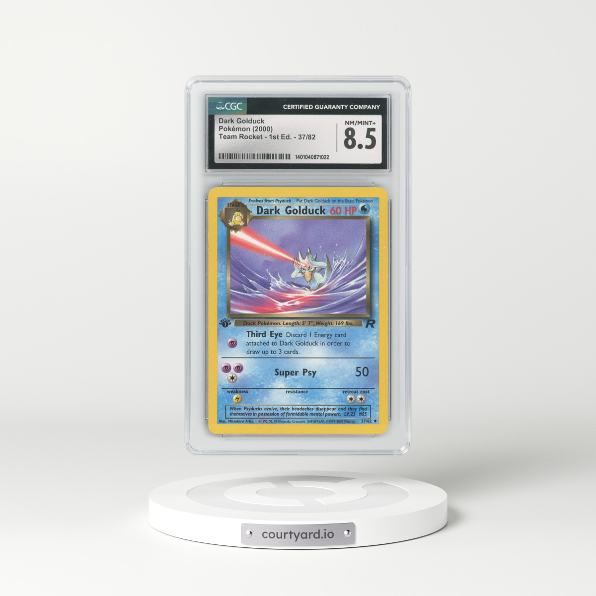 2000 Team Rocket #37 Dark Golduck (CGC 8.5 NM-MT+)