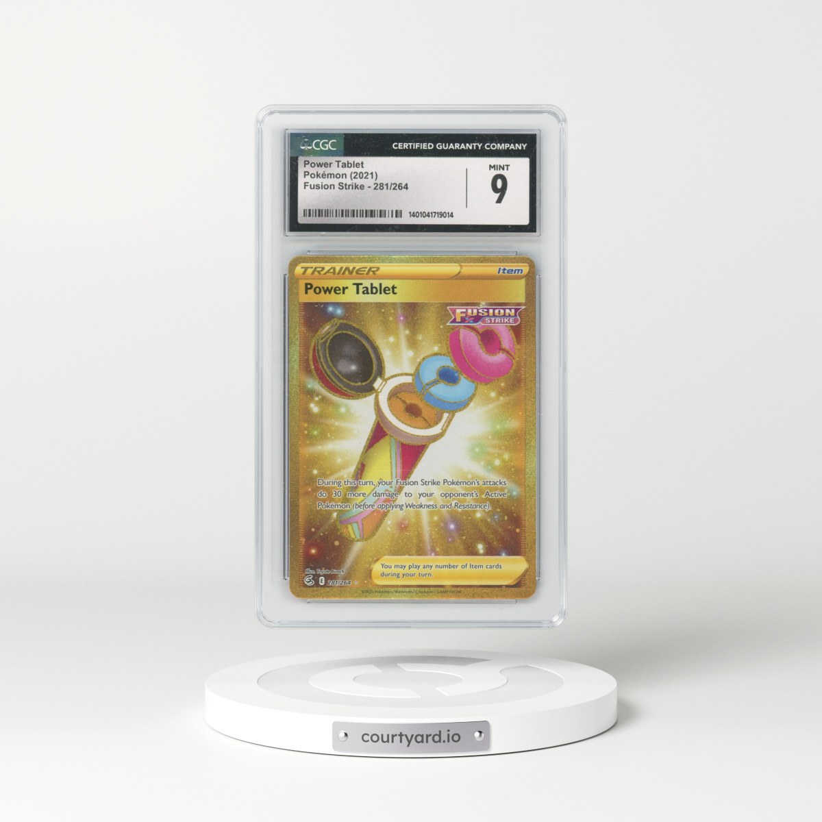 2019 Fusion Strike #281 Power Tablet (CGC 9 MINT)