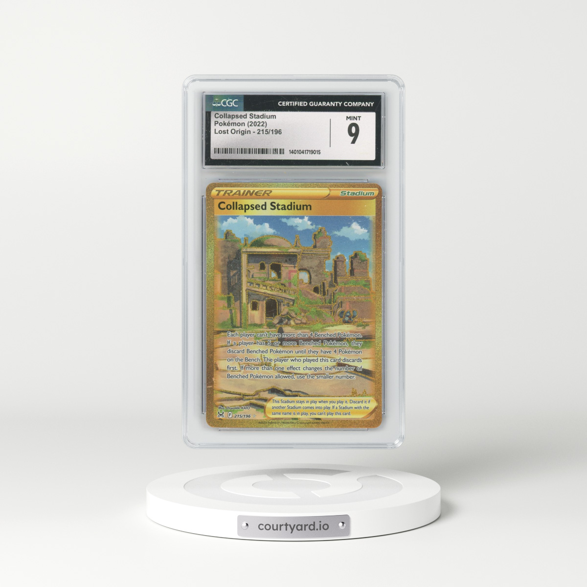 2022 Lost Origin #215 Collapsed Stadium (CGC 9 MINT)