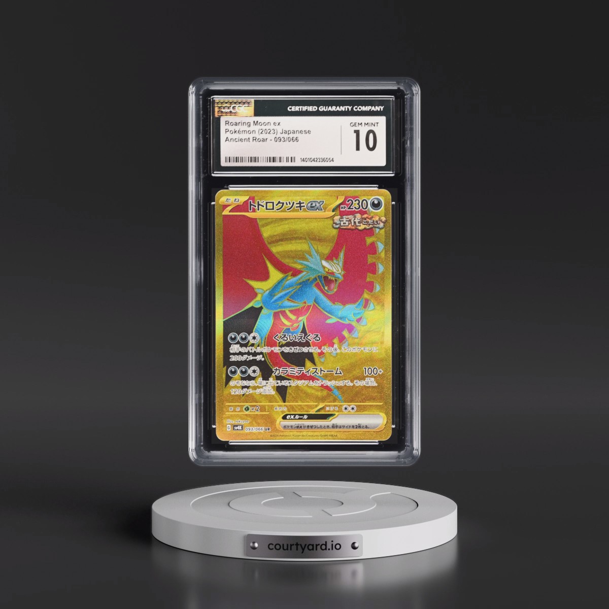 2023 Ancient Roar #093/066 Roaring Moon ex - Ultra Rare Holo (CGC 10 GEM MINT)