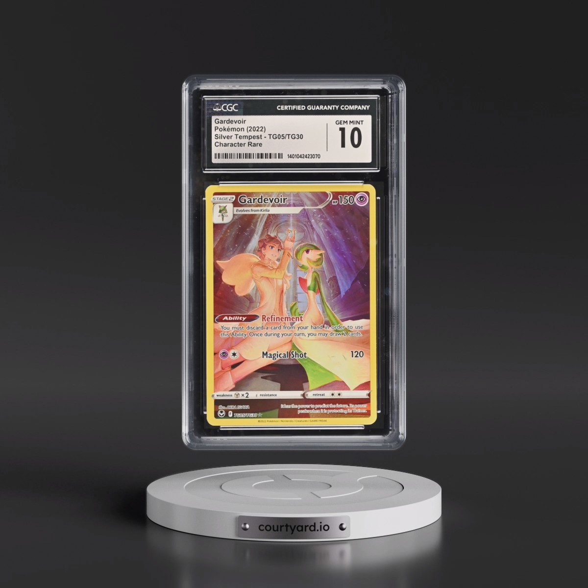 2022 Silver Tempest #TG05/TG30 Gardevoir - Trainer Gallery Holo (CGC 10 GEM MINT)