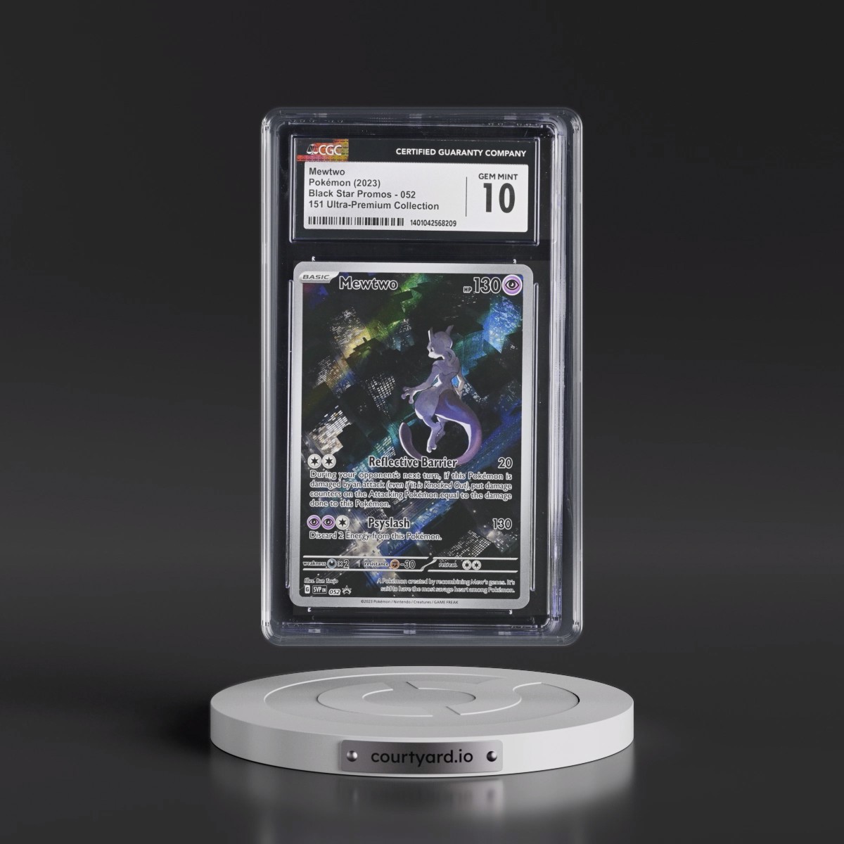 2023 Black Star Promos - Scarlet & Violet SVPEN #052 Mewtwo - 151 Ultra-Premium Collection (Holo) (CGC 10 GEM MINT)