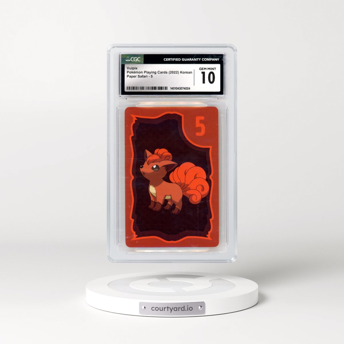 2022 Paper Safari #5 Vulpix (CGC 10 GEM MINT)