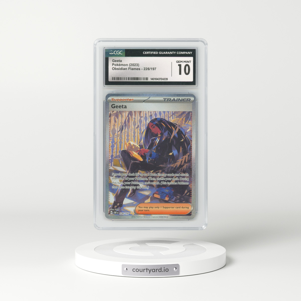 2023 Obsidian Flames - OBF EN #226/197 Geeta - Special Illustration Rare (CGC 10 GEM MINT)
