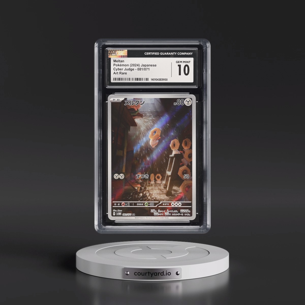 2024 Cyber Judge #081/071 Meltan - Art Rare Holo (CGC 10 GEM MINT)