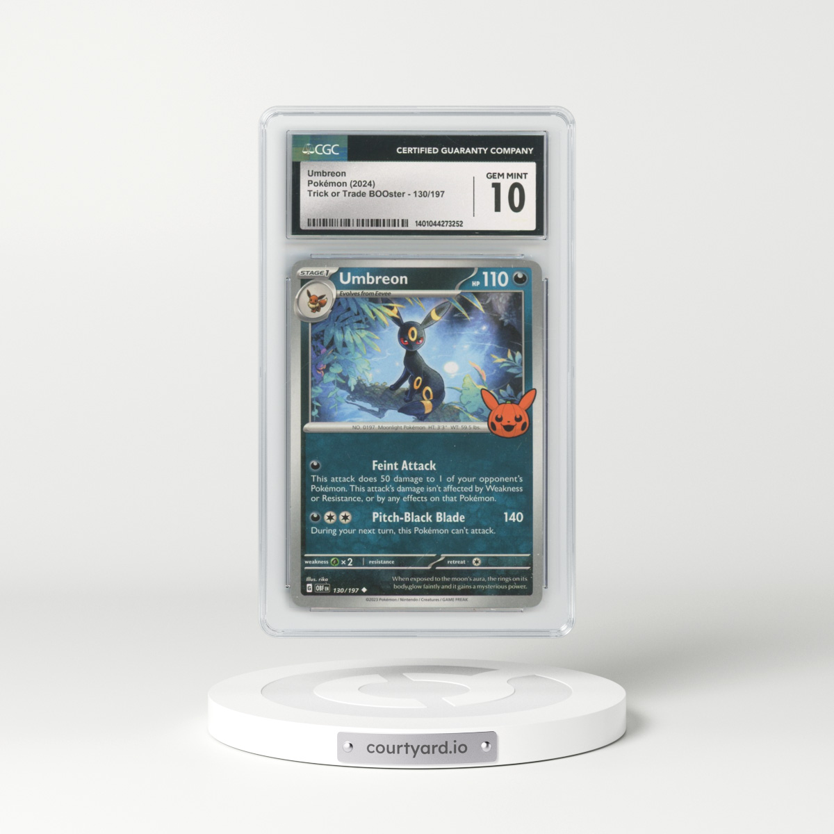 2024 Trick or Trade BOOster (2024) #130/197 Umbreon (CGC 10 GEM MINT)