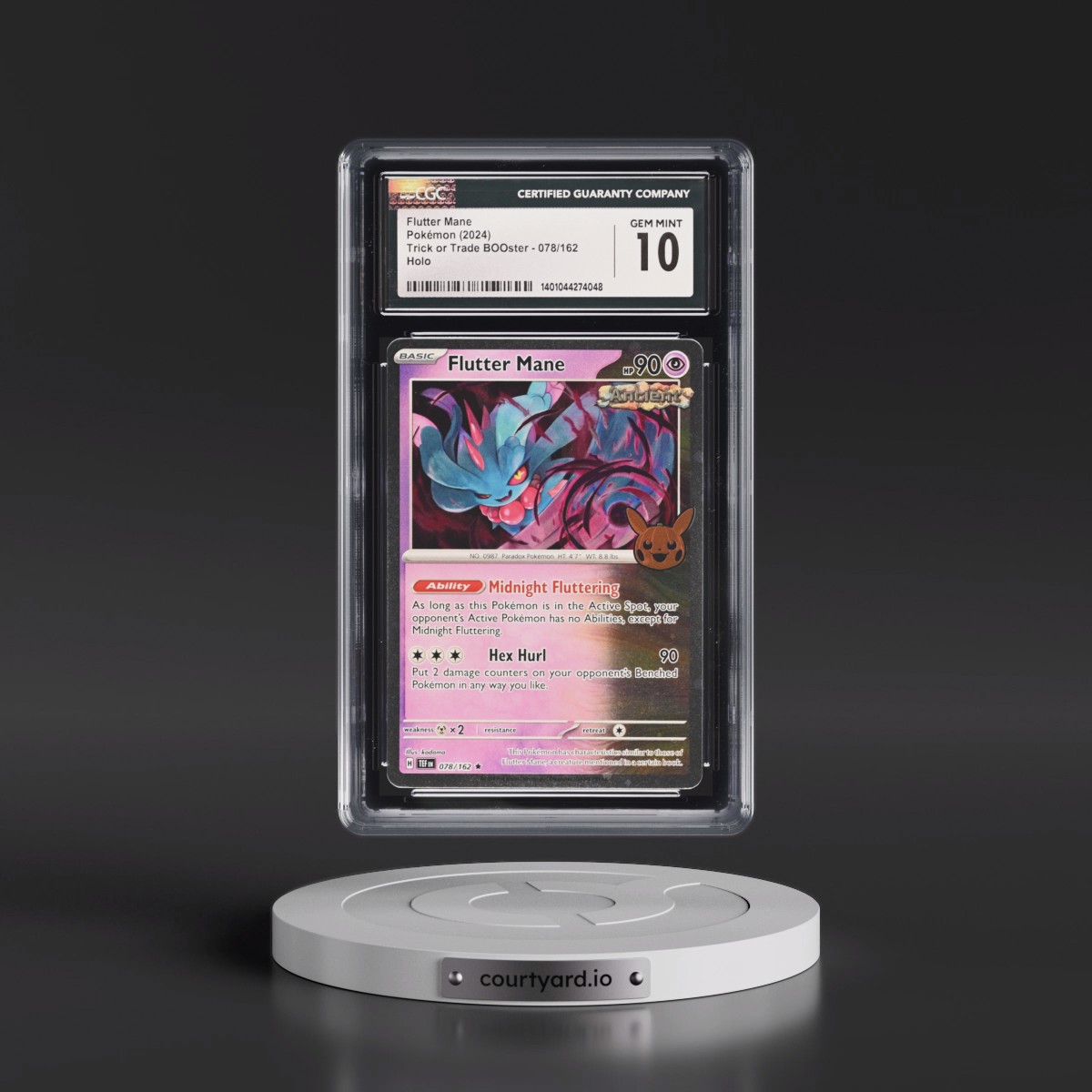 2024 Trick or Trade BOOster (2024) #078/162 Flutter Mane - Holo (CGC 10 GEM MINT)