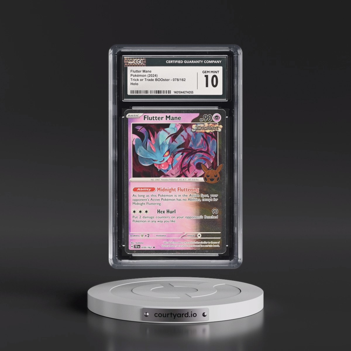 2024 Trick or Trade BOOster (2024) #078/162 Flutter Mane - Holo (CGC 10 GEM MINT)