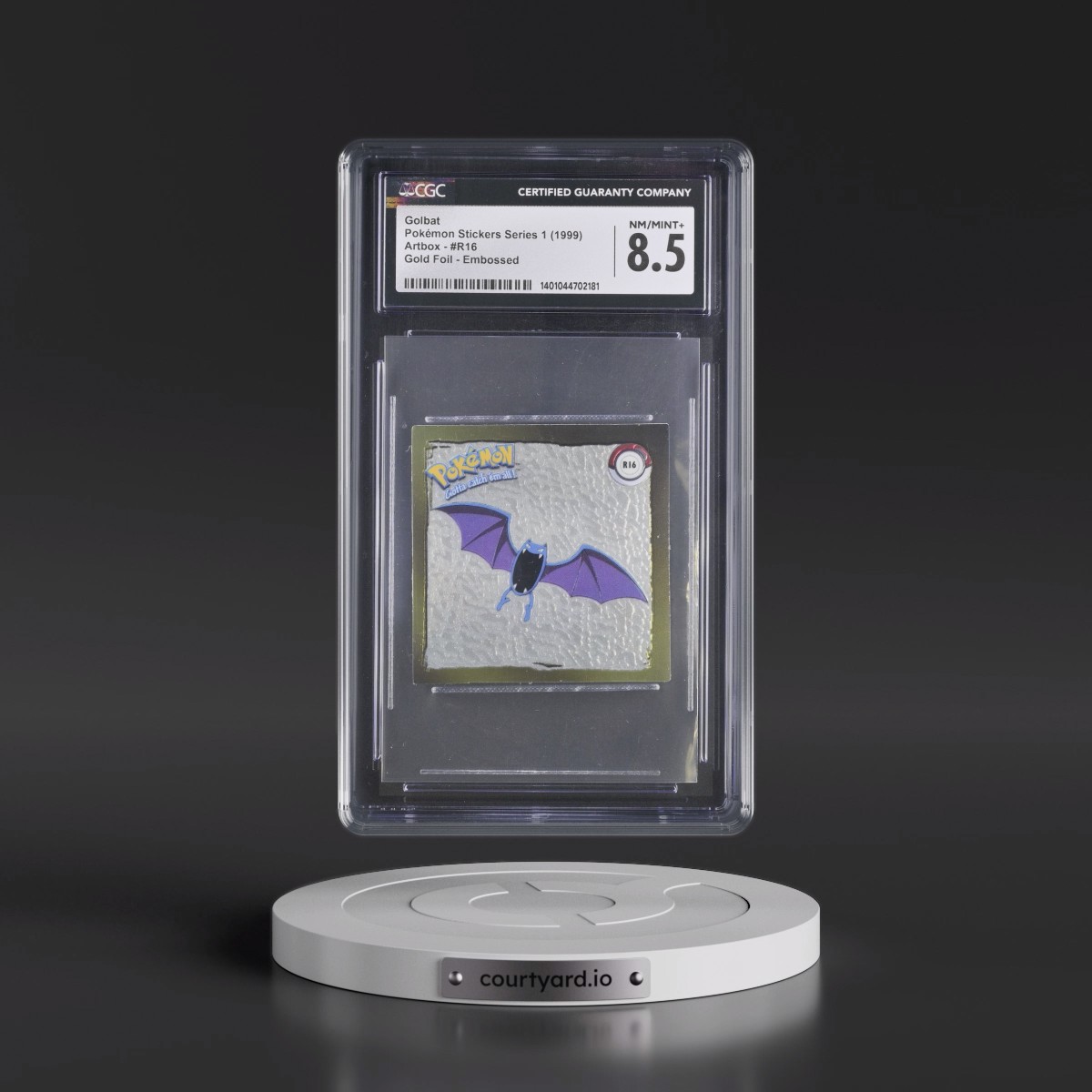 Action Flipz Series 1 (Artbox) - English #R16 Golbat - Chromium Stickers (CGC 8.5 NM-MT+)