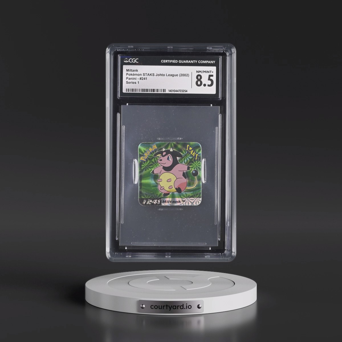 2002 Pokémon STAKS Johto League (Panini 2002) - English #241 Miltank - Series 1 (CGC 8.5 NM-MT+)