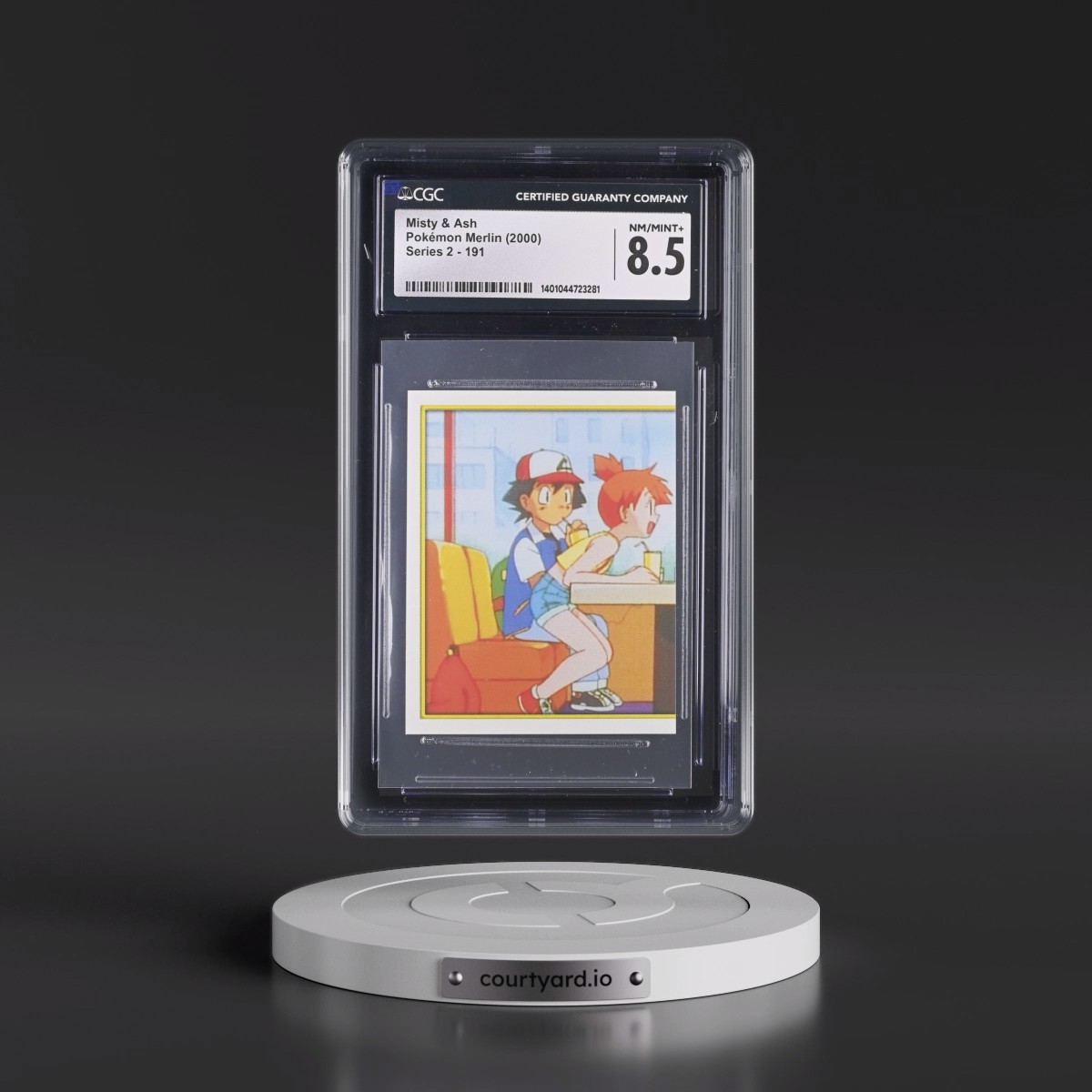2000 Series 2 #191 Misty &amp; Ash (CGC 8.5 NM-MT+)