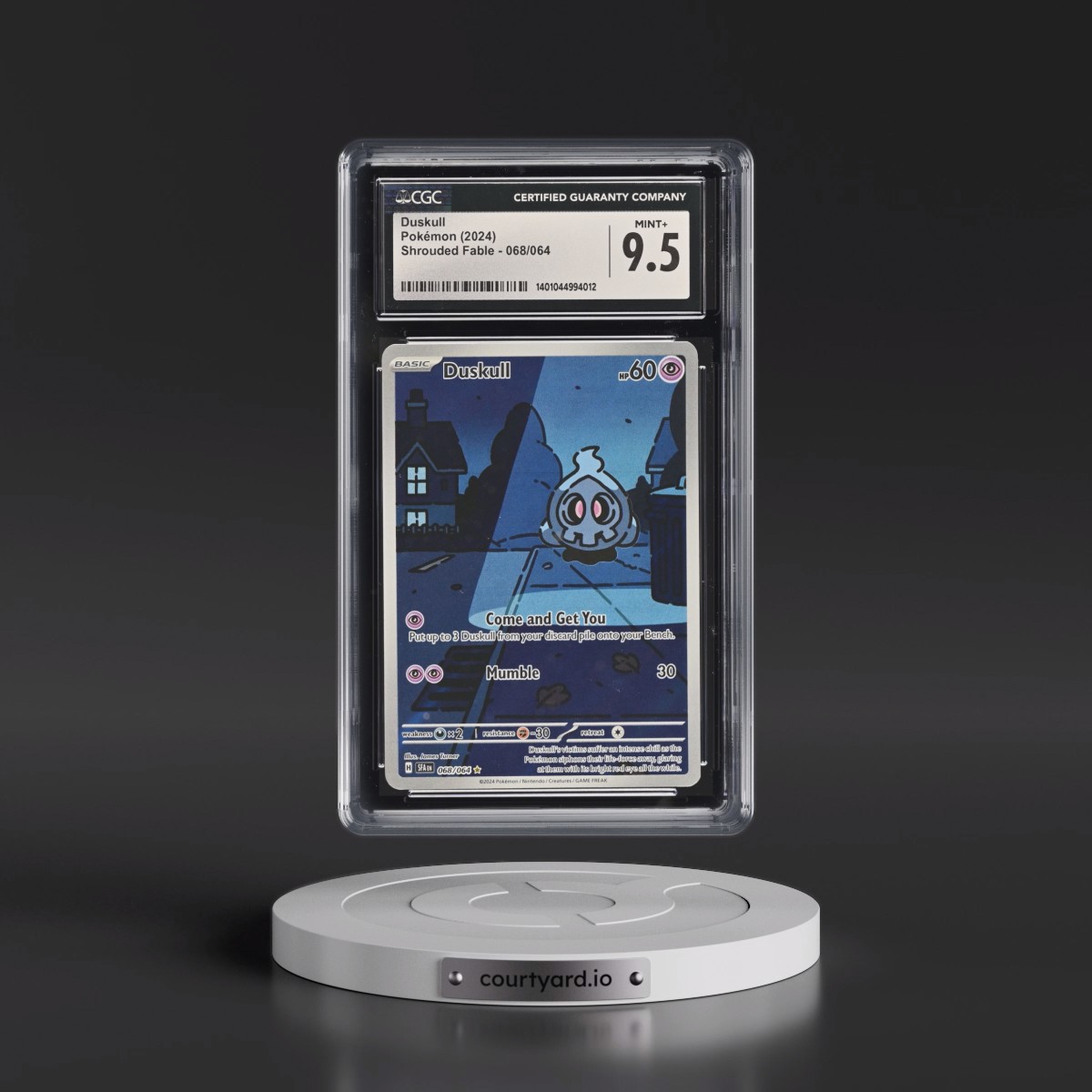 2023 Shrouded Fable - SFA EN #068/064 Duskull - Illustration Rare Holo (CGC 9.5 MINT+)