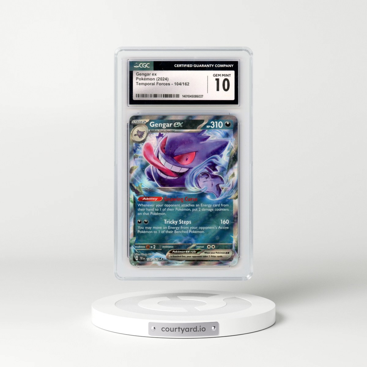 2023 Temporal Forces - TEF EN #104/162 Gengar ex (CGC 10 GEM MINT)