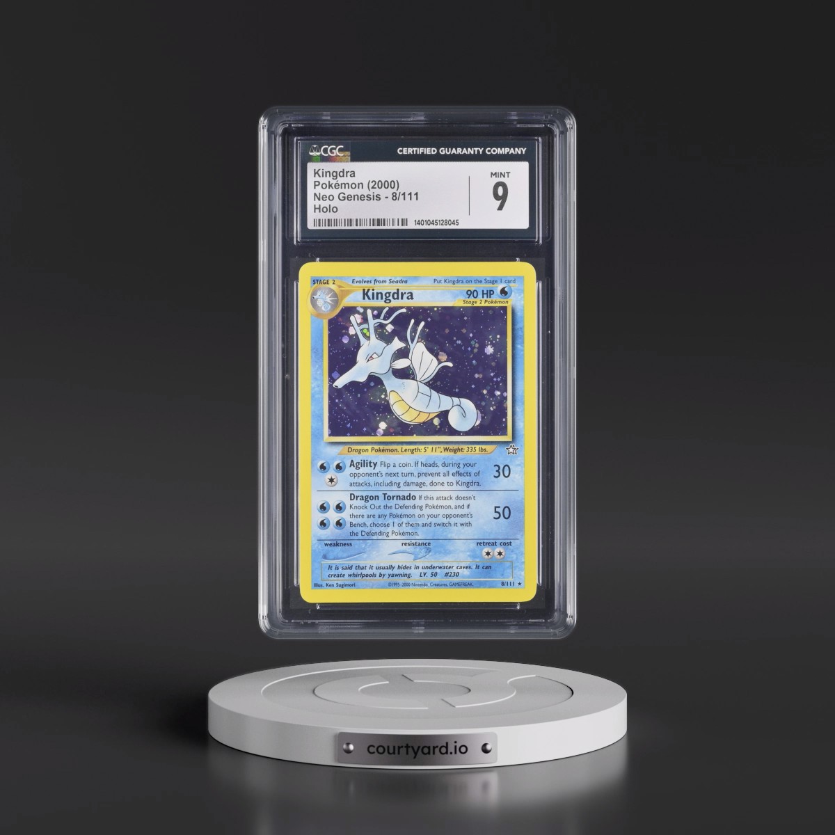 2000 Neo Genesis #8/111 Kingdra - Holo (CGC 9 MINT)