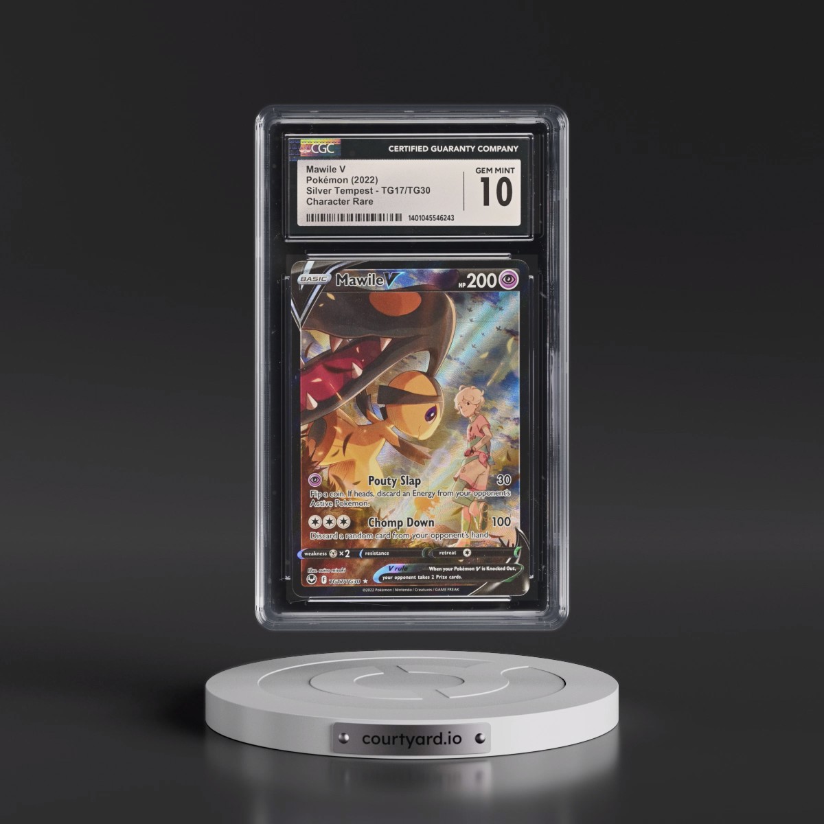 2022 Silver Tempest #TG17/TG30 Mawile V - Holo (CGC 10 GEM MINT)