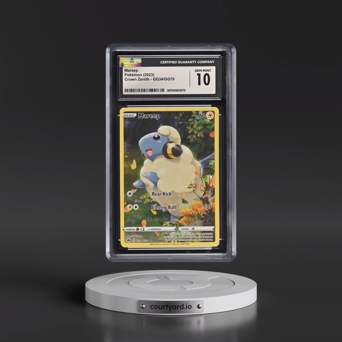 2023 Crown Zenith #GG34/GG70 Mareep - Galarian Gallery Holo (CGC 10 GEM MINT)