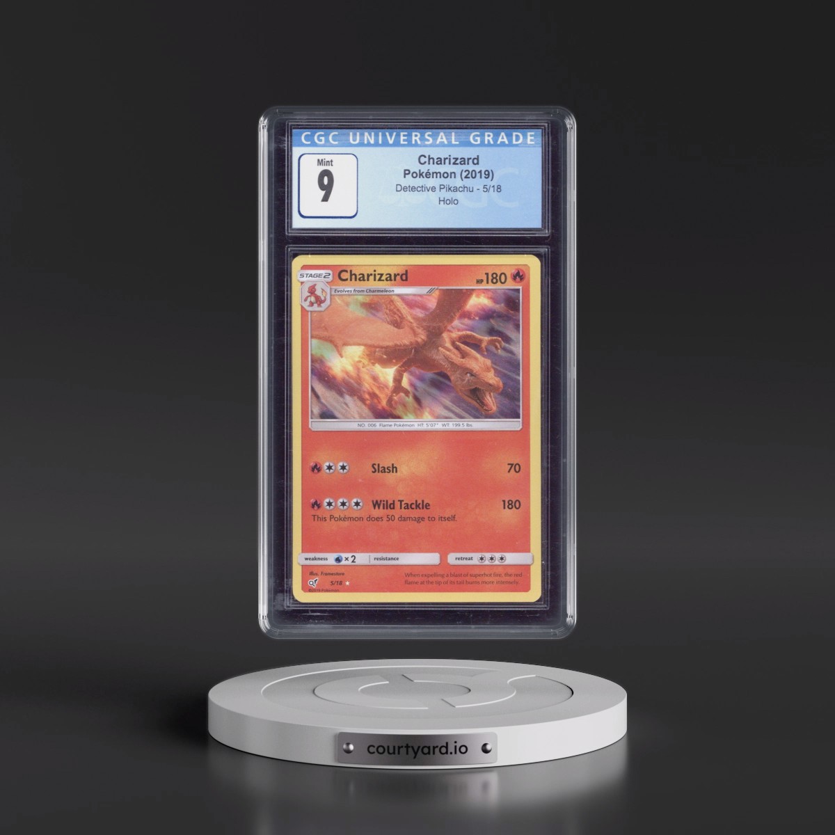 2019 Detective Pikachu #5/18 Charizard - Holo (CGC 9 MINT)
