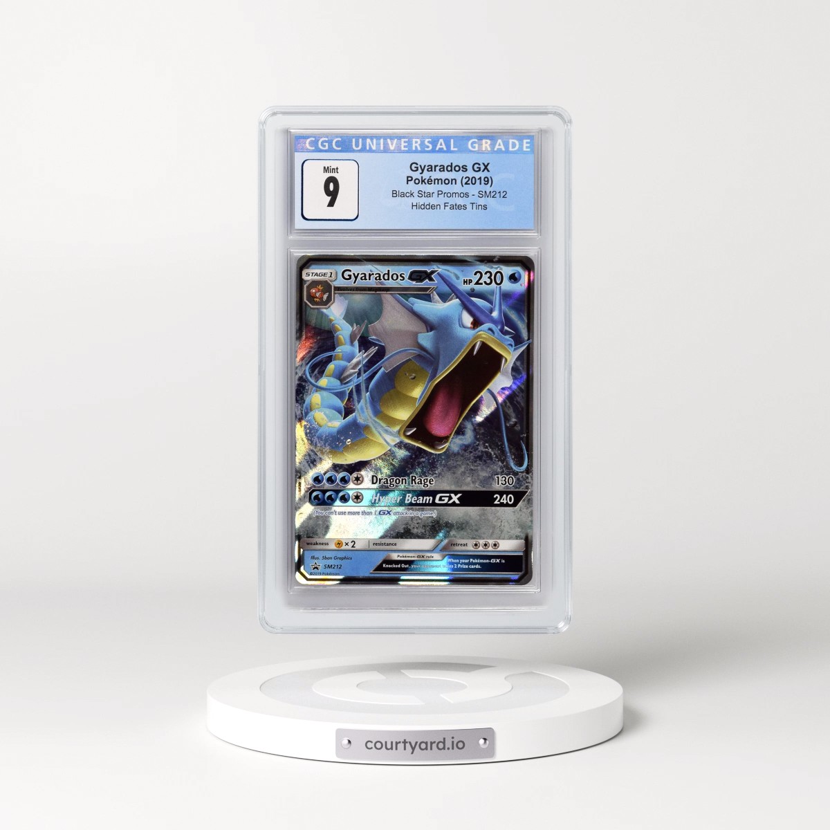 2016 Black Star Promos - Sun & Moon #SM212 Gyarados GX - Holo Holo (Multiple Products) (CGC 9 MINT)