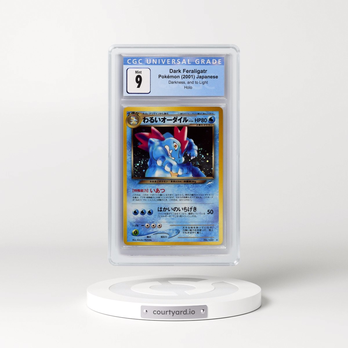 2001 Darkness, and to Light Dark Feraligatr - Holo (CGC 9 MINT)