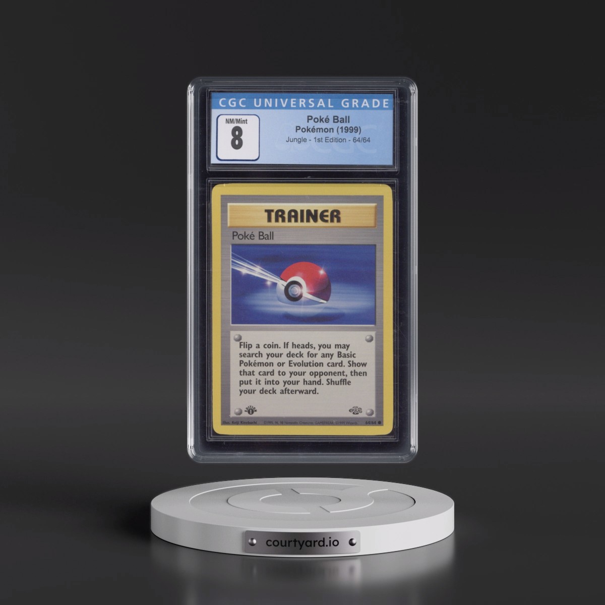 1999 Jungle #64/64 Poké Ball - 1st Edition 1st Edition (CGC 8 NM-MT)