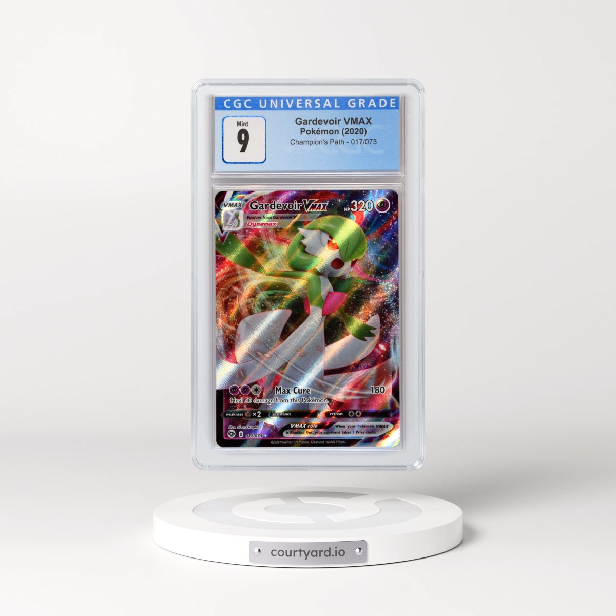 2020 Champion's Path #017/073 Gardevoir VMAX - Holo (CGC 9 MINT)