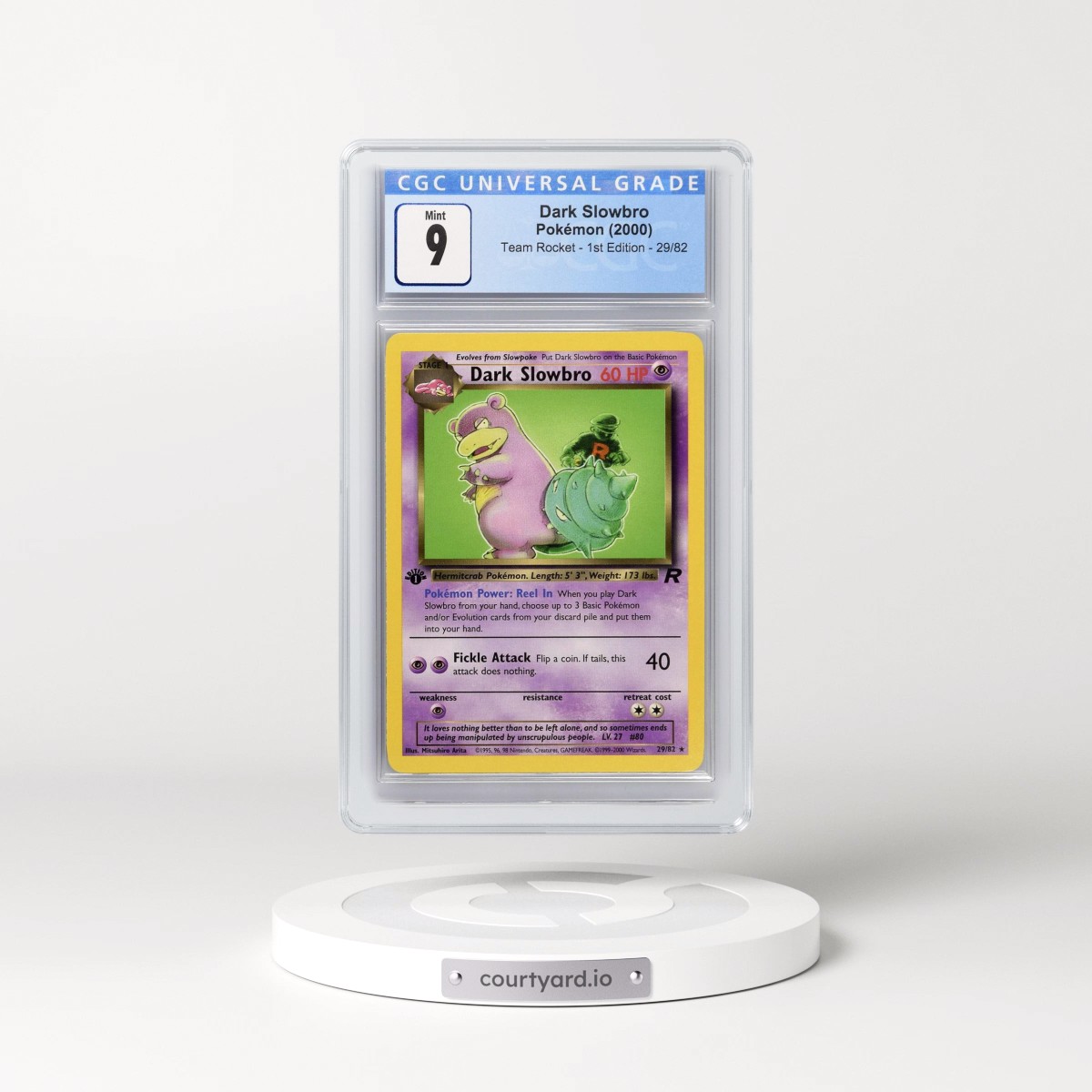 2000 Team Rocket #29/82 Dark Slowbro - 1st Edition 1st Edition (CGC 9 MINT)