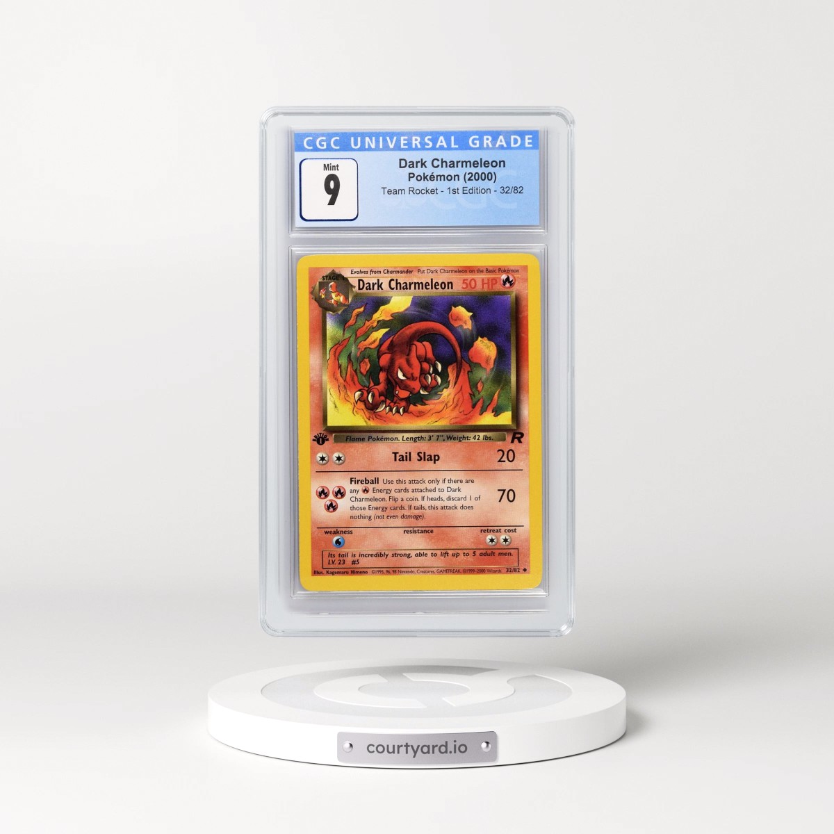 2000 Team Rocket #32/82 Dark Charmeleon - 1st Edition 1st Edition (CGC 9 MINT)