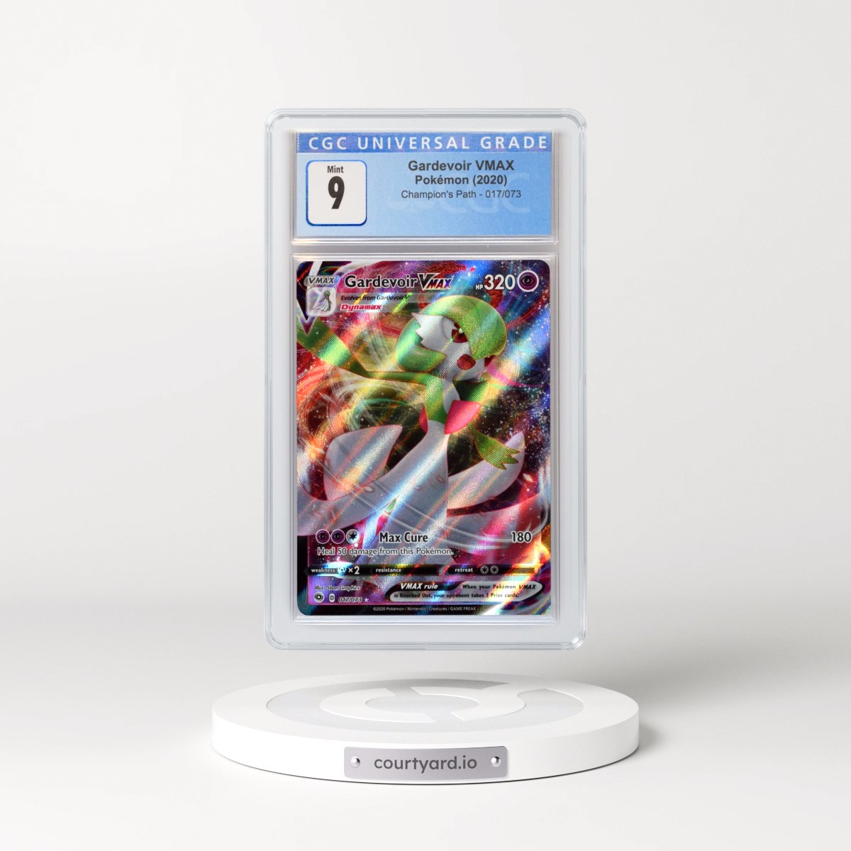 2020 Champion's Path #017/073 Gardevoir VMAX - Holo (CGC 9 MINT)