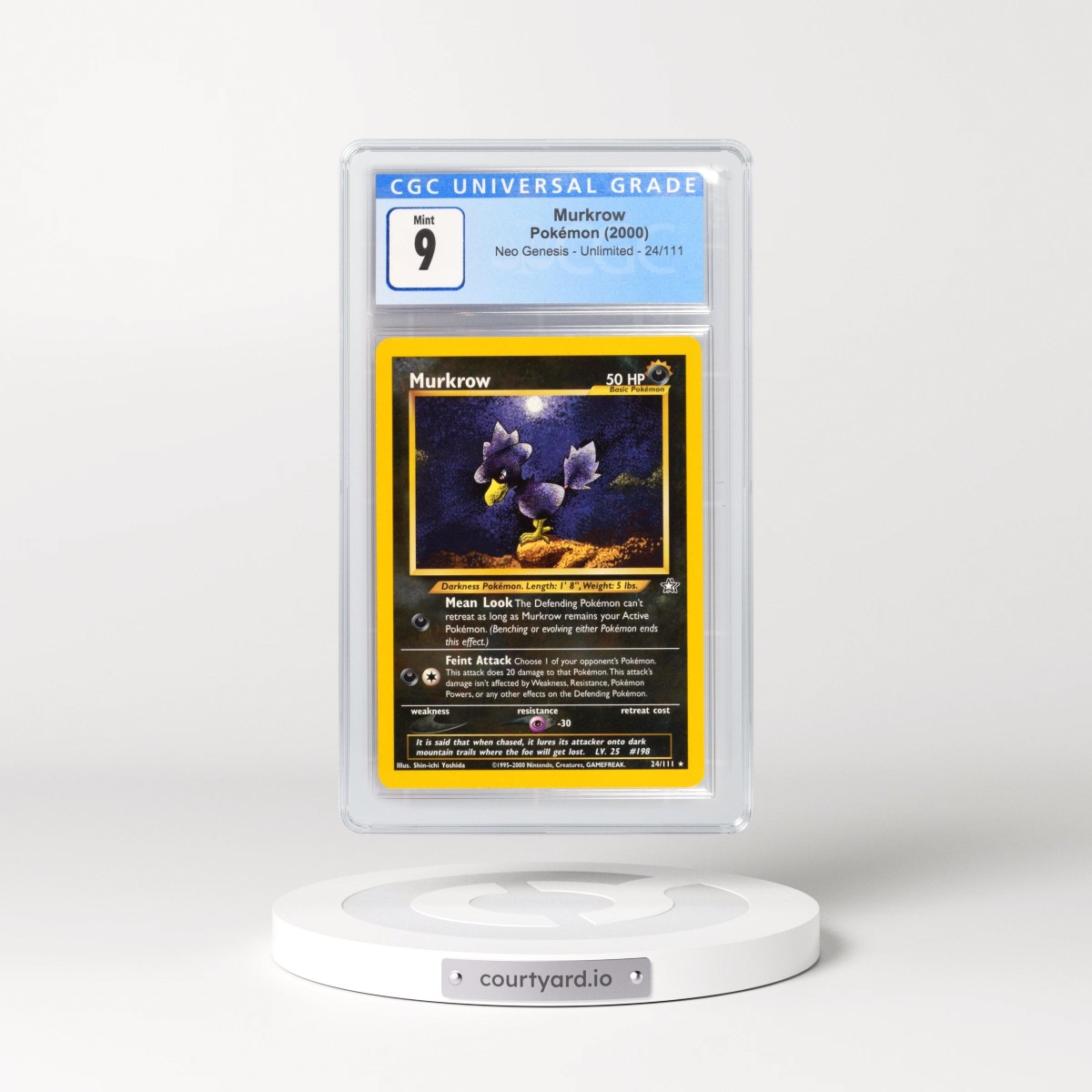 2000 Neo Genesis #24/111 Murkrow (CGC 9 MINT)