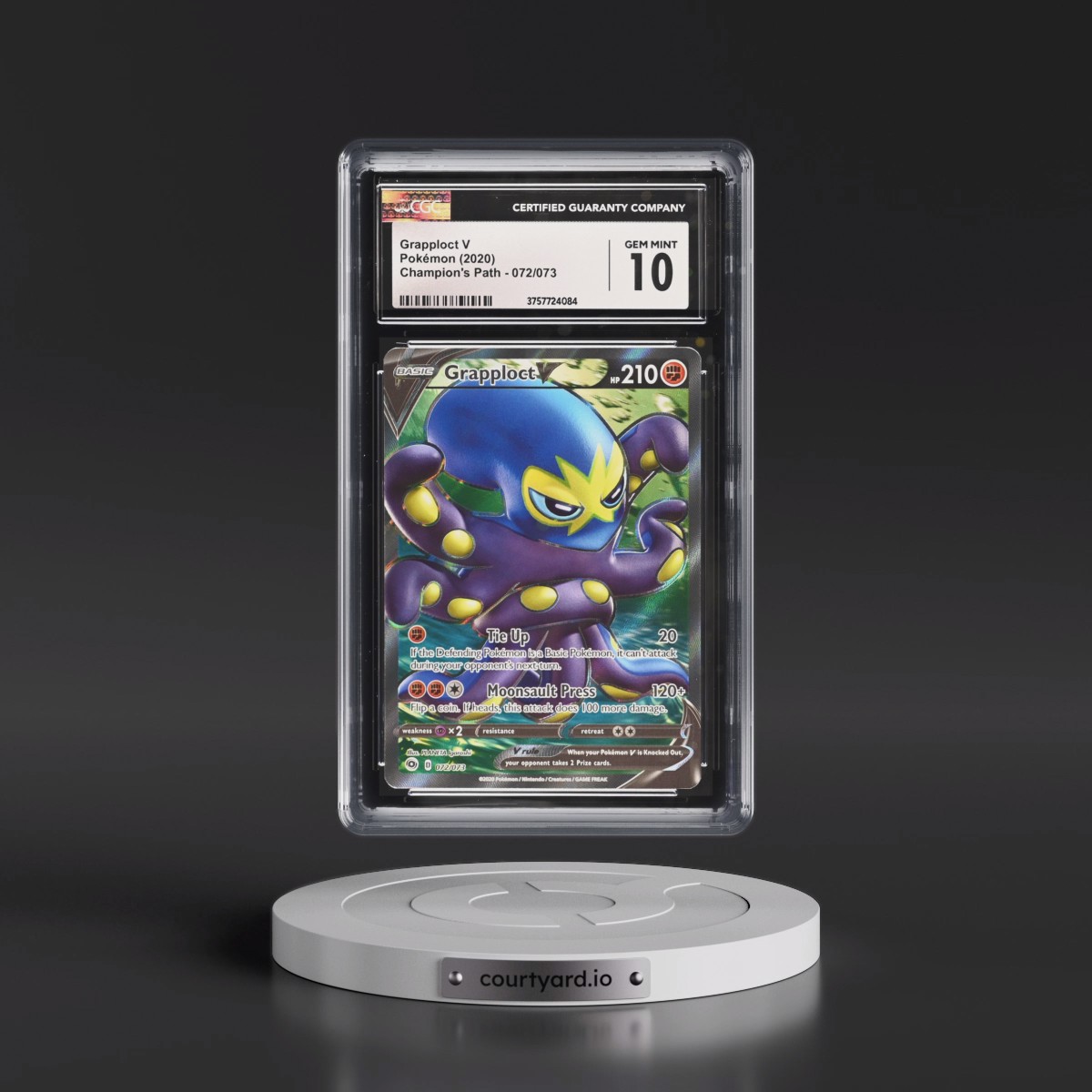2020 Champion's Path #072/073 Grapploct V - Ultra Rare Holo (CGC 10 GEM MINT)