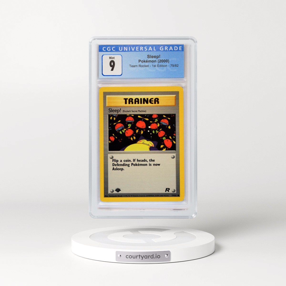 2000 Team Rocket #79/82 Sleep! - 1st Edition 1st Edition (CGC 9 MINT)
