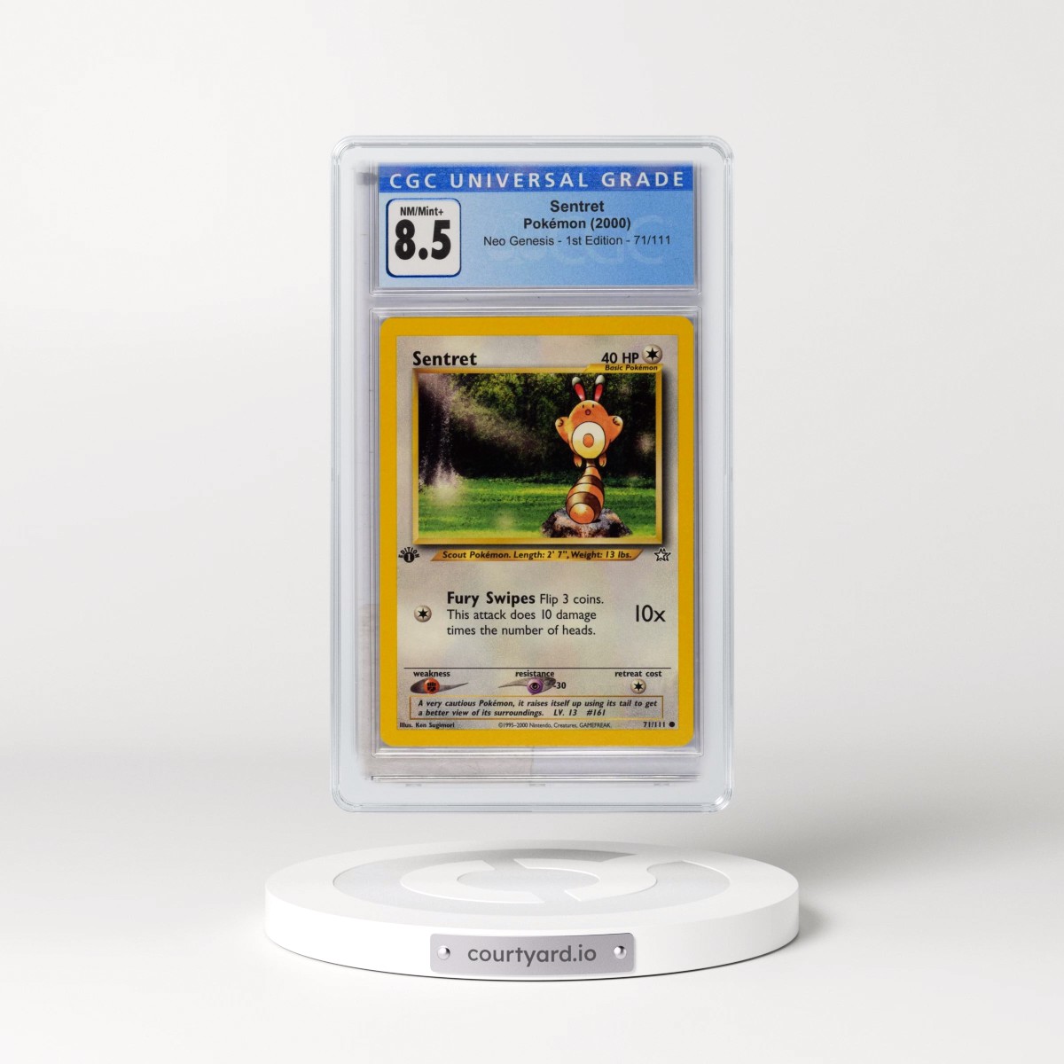 2000 Neo Genesis #71/111 Sentret - 1st Edition (CGC 8.5 NM-MT+)